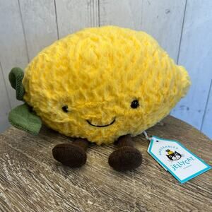 Jellycat Lemon NEW! Jellycat Small Amuseables Lemon Authentic Jellycat